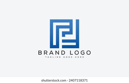 diseño de la plantilla vectorial del logotipo FF de letra para marca.