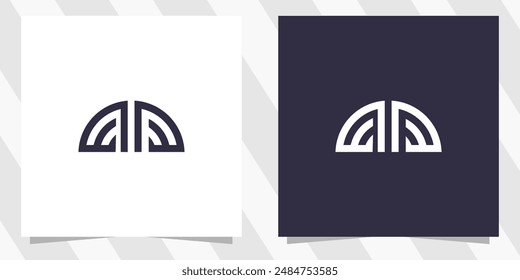Letter ff logo design vector