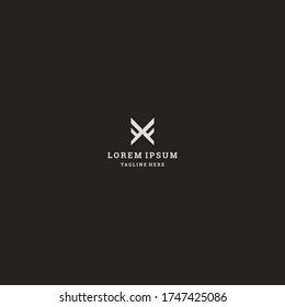 Letter FF Or M logo template design in Vector illustration 