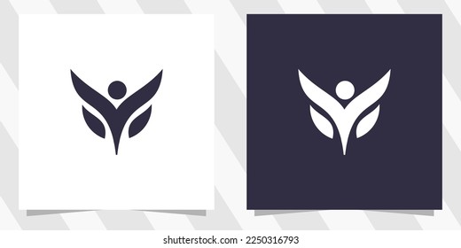 letter ff with people fitness logo
