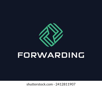 Letter FF Simple Monogram Logo