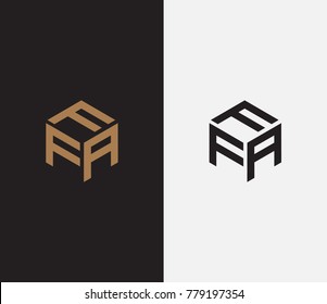 Letter FFA logo. three letter icon