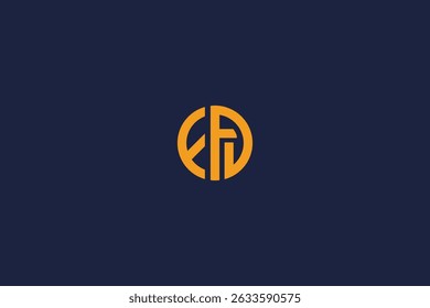 Letra FFJ Logo Icon Concepto Vector Logo Diseño Plantilla Elementos