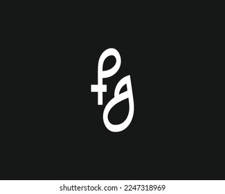 letter FG logo design vector template