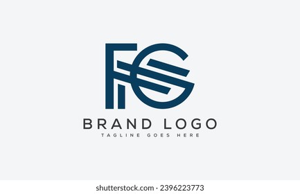 letter FG logo design vector template design for brand.