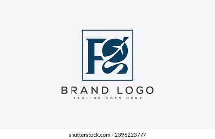 Buchstaben FG Logo Design Vektordesign für Marke.