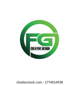 Letter FG logo icon design vector. monogram logo vector illustration
