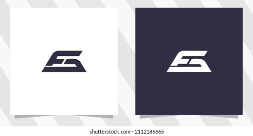 letter fg logo with minimal design