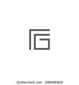 Letter FG logotype