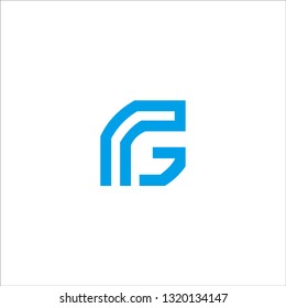 Letter FG logotype