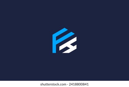 letter fh with house logo icon design vector design template inspiration