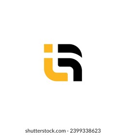 Letter if of fi logo design template element