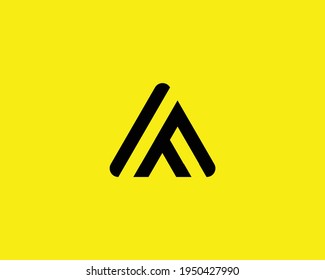 letter if and fi logo design vector template
