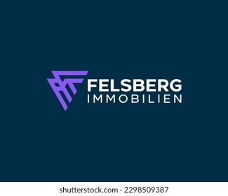 Letter FI IF Simple Monogram Logo