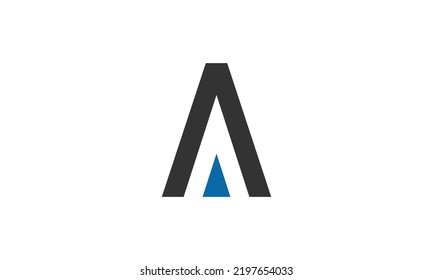 Letter A Financial Logo. Finance and Financial Investment Development Logo Template Concept with Business Growth Arrow
