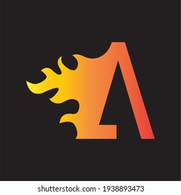 Letter A or Fire A