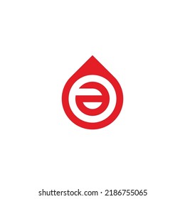 Letter a fire, circle geometric symbol simple logo vector