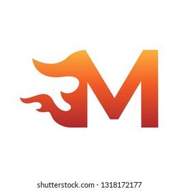 Letter Fire Logo  Illustration, Vector.