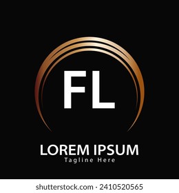 letter Fl logo. Fl logo design vector illustration for creative company, business, industry