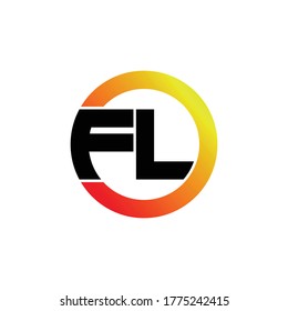 Letter FL logo icon design vector. monogram logo vector illustration