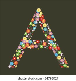 A letter of flowers