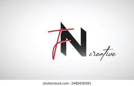 Letter FN Creative Clean Logo Design