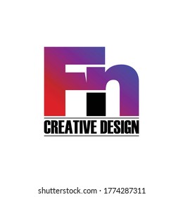 Letter FN logo icon design vector. monogram logo vector illustration