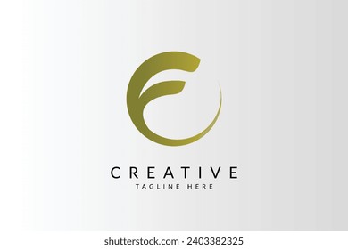 Diseño de icono del vector del logotipo de la carta FO