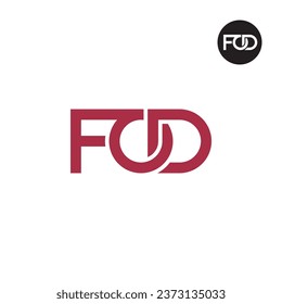 Letter FOD Monogram Logo Design