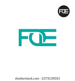 Letter FOE Monogram Logo Design