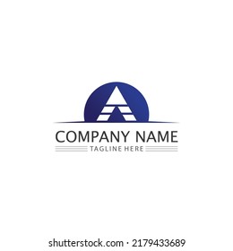 letter and font a, logo a, design, identity