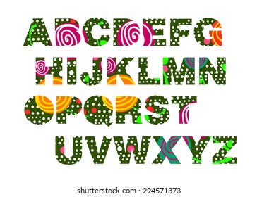 letter font alphabet vector text design triangle