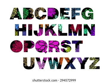 letter font alphabet vector text design triangle