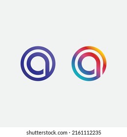 Un diseño de ilustración de icono de la plantilla de logotipo de letras y tipos de letra