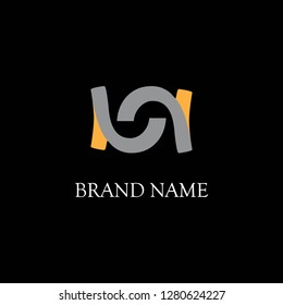 letter font N vector logo