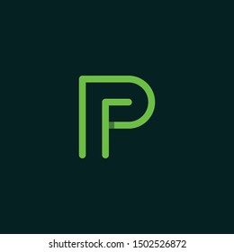 Letter FP Creative Modern Logo