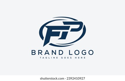 letter FP logo design vector template design for brand.