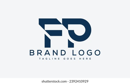 letter FP logo design vector template design for brand.