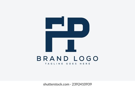 letter FP logo design vector template design for brand.