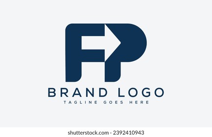 letter FP logo design vector template design for brand.
