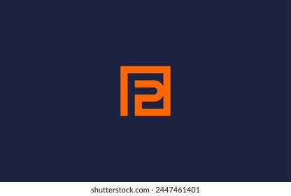 letra fp con logotipo cuadrado diseño de iconos diseño de Vector Plantilla inspiración