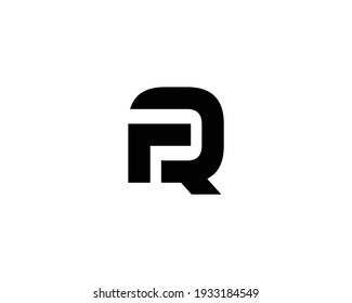 letter fq and qf logo design vector template