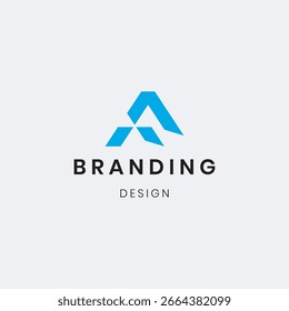 Letra "FR" Plantilla de diseño de logotipo