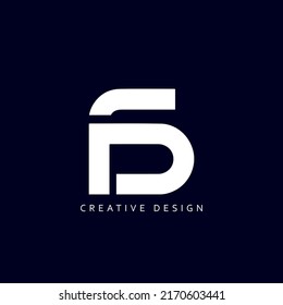 Letter FS or FD Logo Design U , FD or FS Monogram