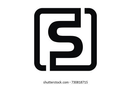 Letter FS Modern Logo 