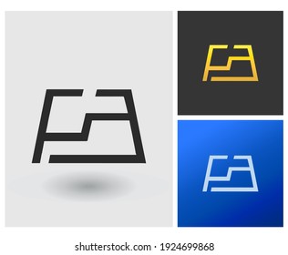 Letter FSE FE logo initial vector icon design