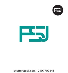Letter FSJ Monogram Logo Design