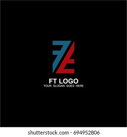  Letter FT logo design