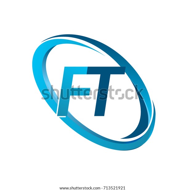 Letter Ft Logotype Design Company Name Stock Vector (Royalty Free ...