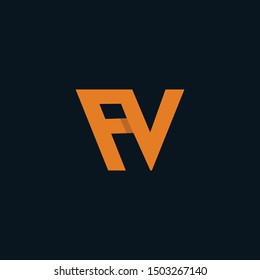 Letter FV Creative Business Modern Logo